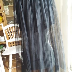 Sheer Maxi skirt